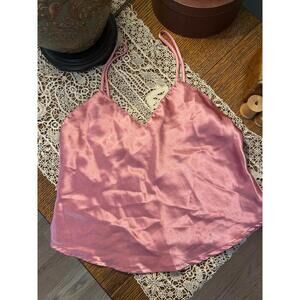 Vintage VS Victoria Secret Gold Label Pink Camisole Sz XS